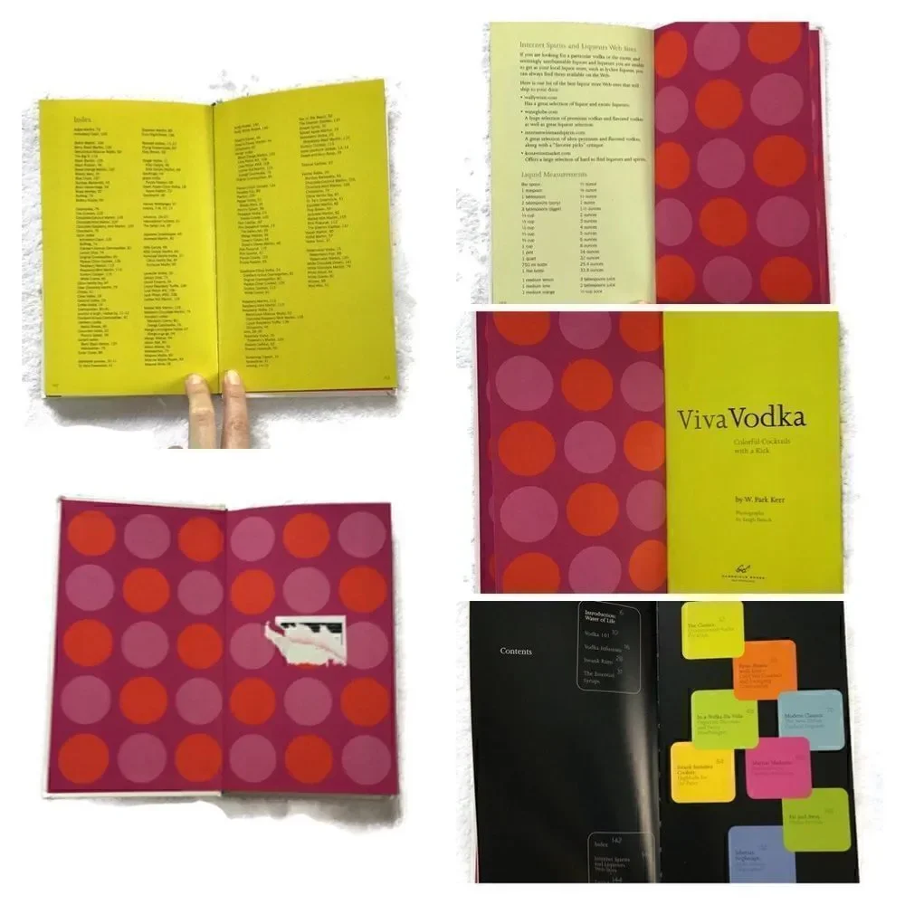 Viva Vodka Colorful Cocktails Recipe Book
